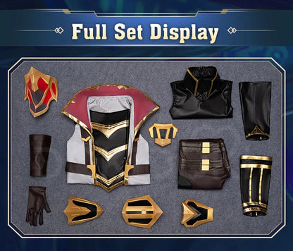 Jaycee Cosplay Costume Game Cosplay【XS-3XL】DokiDoki-R Men Uniform Suit Costume Jaycee Cosplay Plus Size