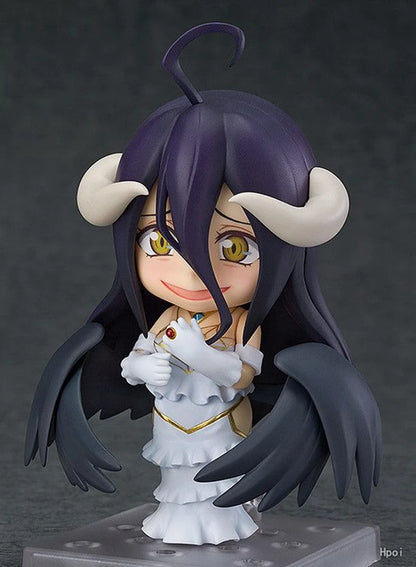 10cm #642 Albedo Anime Figure OverLord #631 Ainz Ooal Gown Action Figure Sexy Girl Figurine PVC Collection Model Doll Toys