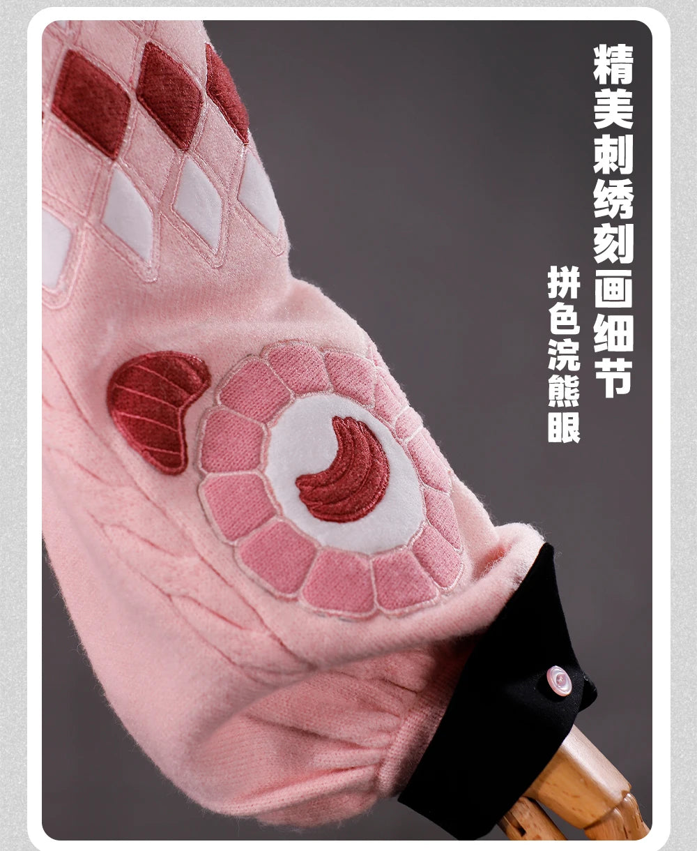 Zenless Zone Zero Ukinami Yuzuha Cosplay Costume Wig Skirt Sweater Uniform Backpack Headwear Spook Shack Halloween Party Women