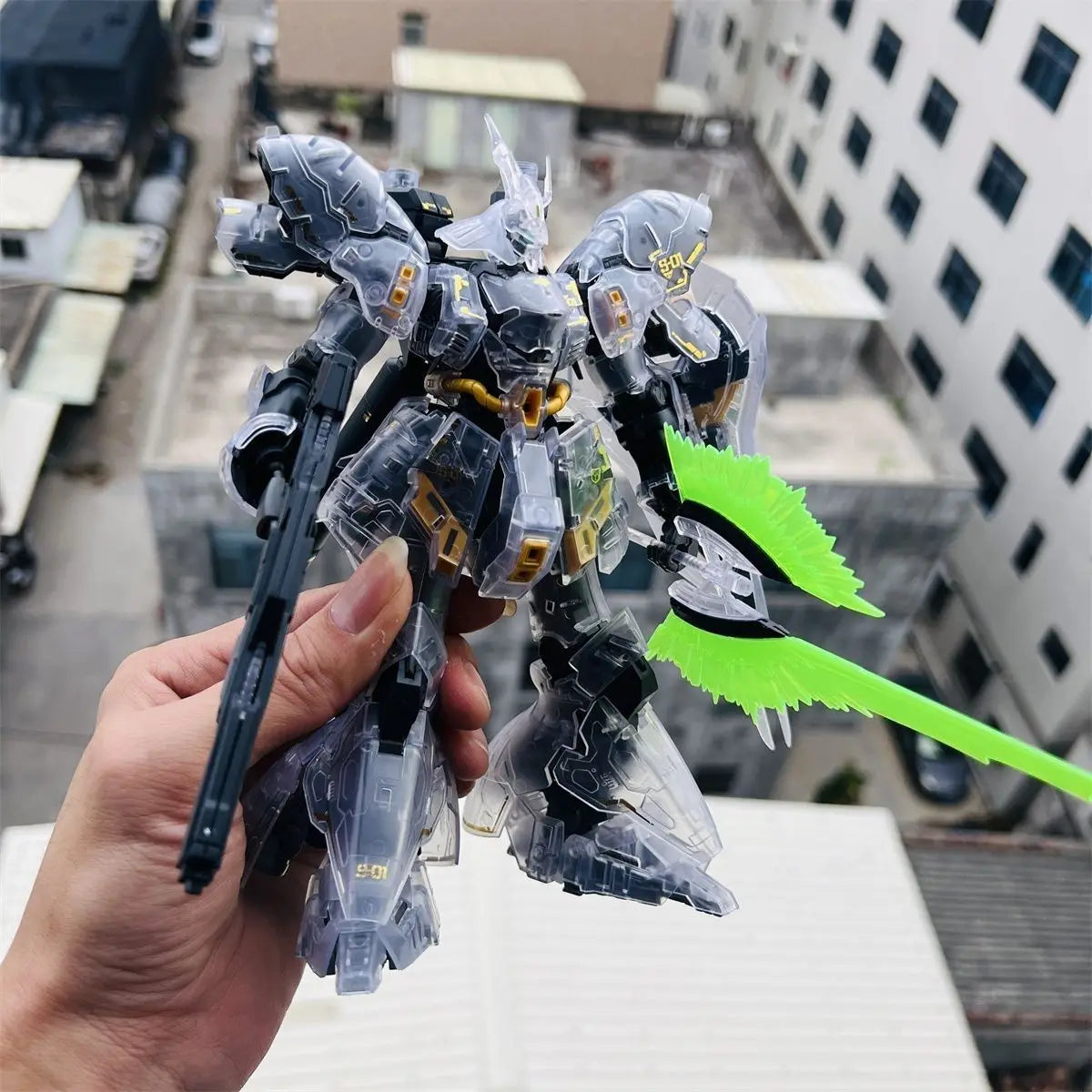 【New product】SIHAI MODEL RG 1:144 Color Transparent Version SAZABI Assembly Model High Quality Collectible Action Figure Model