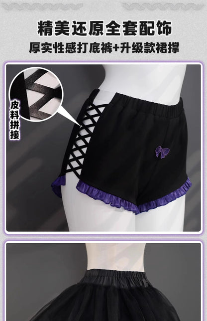 iCoser Zenless Zone Zero Vivian Cosplay Costume Dress Uniform Headwear Mockingbird Metal Props Halloween Party Women Carnival