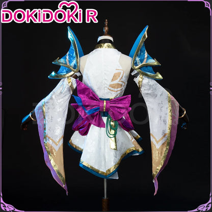 Lux Luxannaa Cosplay Costume Game DokiDoki-R Women Spirit Blossom Costume Lux Cosplay Dress Halloween