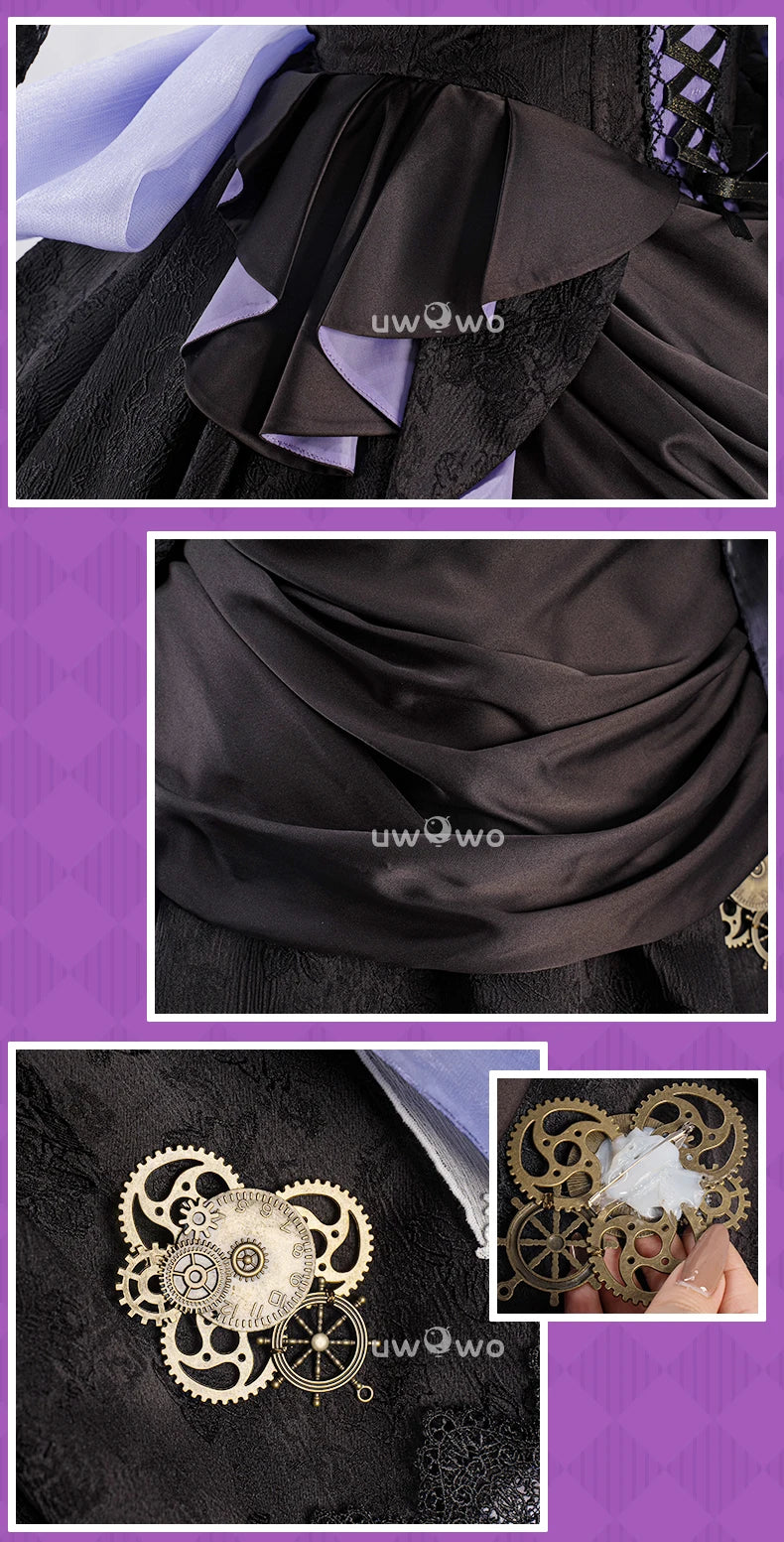 UWOWO Herta Cosplay Game Honkai Star Rail Fanart The Herta Lolita-Style Gown Cosplay Costume Halloween Costume