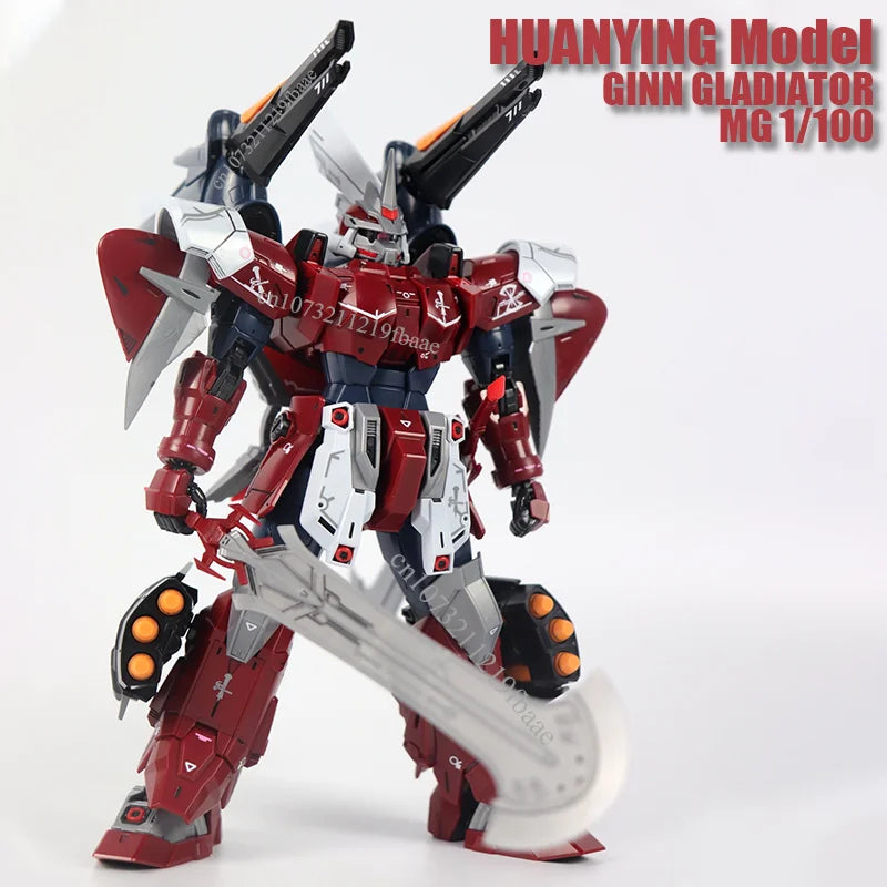 HUANYING Model GINN GLADIATOR MG 1/100 ZGMF-1017GR Assembly Model Kit Action Figures Robot Mecha Kids Gifts