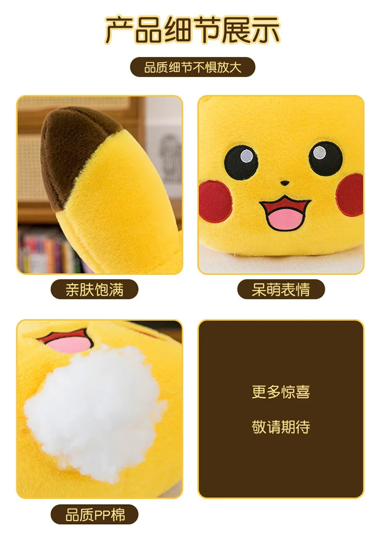 90cm Super Big Size Pokemon Pikachu Anime Plush Stuffed Doll Kawaii Room Decorated with Plushies Pillow Holiday Gifts
