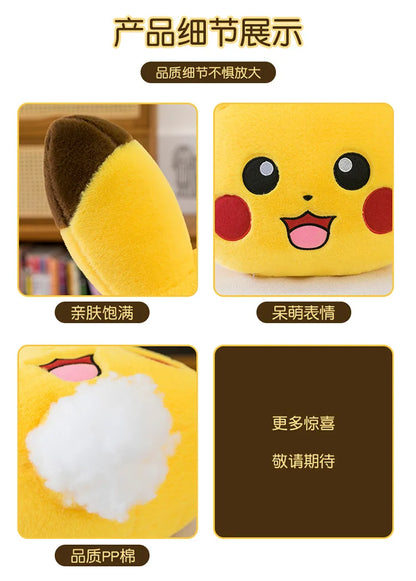 90cm Super Big Size Pokemon Pikachu Anime Plush Stuffed Doll Kawaii Room Decorated with Plushies Pillow Holiday Gifts