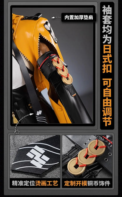 Zenless Zone Zero Yixuan Cosplay Costume Wig Uniform Headwear Rings Yunkui Summit Halloween Party for Women Girls Carnival Props