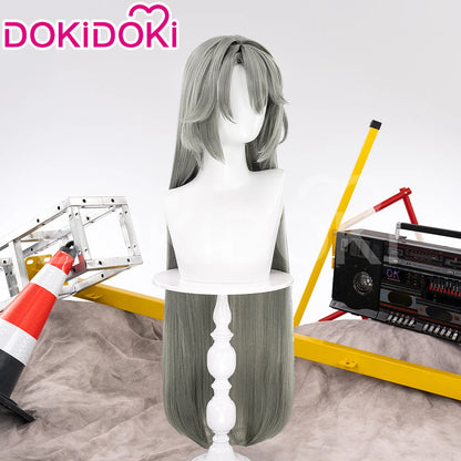 IN STOCK Vita Wig Game Honkai Impact 3rd Cosplay Wig DokiDoki Women 100cm Long Grey Hair Vita Cosplay Wig Free Wig Cap Christmas