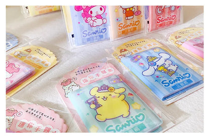 36pcs Sanrio Hello Kitty Kuromi Melody Mini Notebook Diy Kawaii Pocket Book Student Words Notebook Memo Student Stationery Gifts