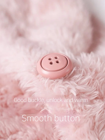 Aoger Hello Kitty Pajamas Women'S Autumn And Winter Coral Velvet Thickened Bathrobe Cute Winter Nightgown Long Women'S Suit