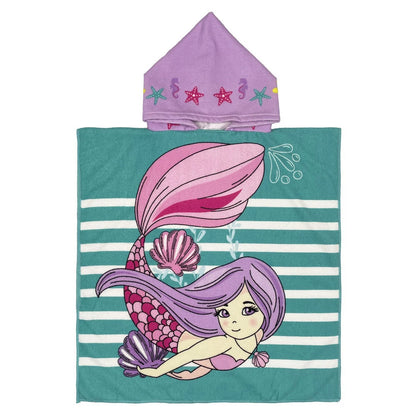 80-130cm Baby Bathing Towel Towel Kids Hooded Bath Beach Poncho Towels Shark Dinosaur Stitch Bathrobe Child Towels