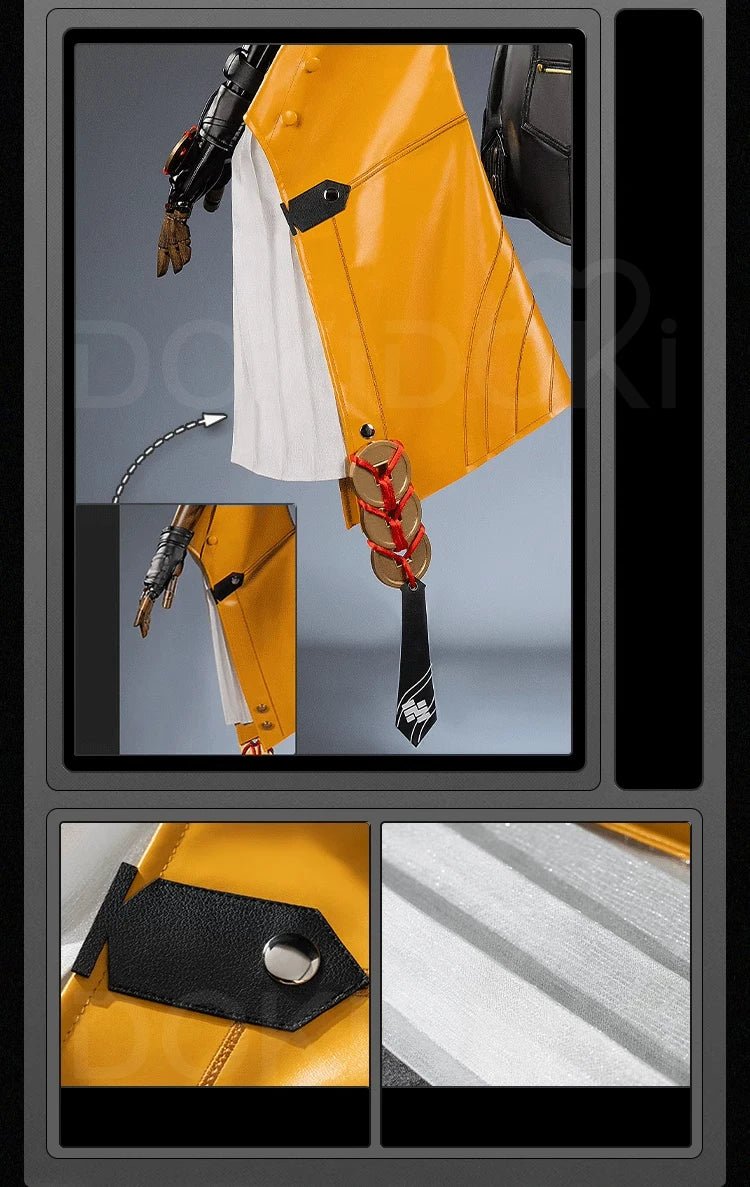 IN STOCK Yixuan Cosplay Costume Game Zenless Zone Zero DokiDoki-R ZZZ Women Black Yellow Bodysuit Yixuan Cosplay Master Costume