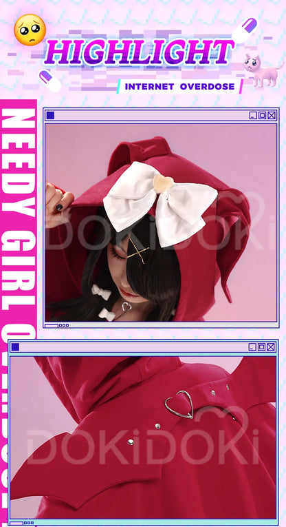 IN STOCK Ame chan Cospaly Costume Game Needy Streamer Overload Cosplay DokiDoki-SR Ame-chan Cospaly Women Causal Wear Costume