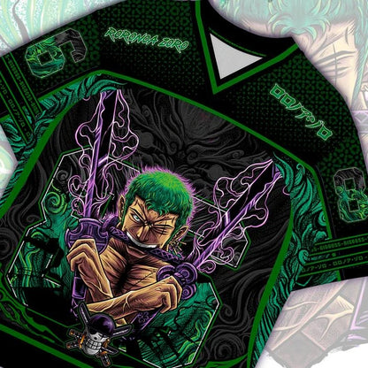 86 Jersey One Piece RORONOA ZORO Anime Y2k Korean Style Baseball Hockey T-shirt Fashion Streetwear Anime Daily Unisex Tops Tees