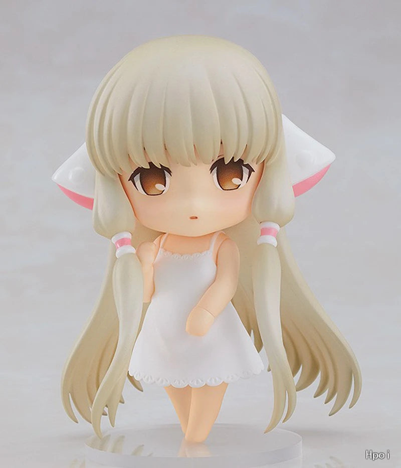 10cm Chobits Anime Figure #2053 Chii Action Figure Kawaii Girl Chi Figurine Room Ornaments Adult Collectible Model Doll Toy Gift
