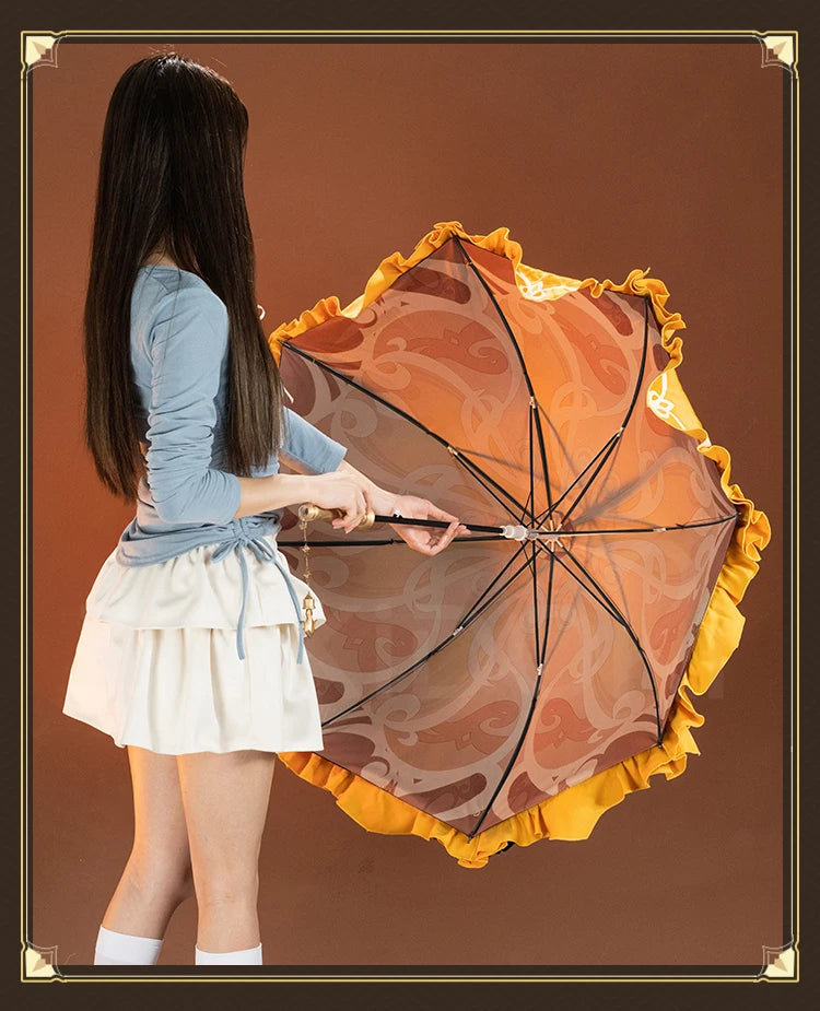 IN STOCK Navia Cosplay Costume Game Genshin Impact DokiDoki-SR Women Halloween Costume Metal Accessories Medieval Navia Wig