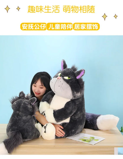 30-60cm Genuine Disney Lucifer Plush Toy Kawaii Stuffed Animal Plush Toys Japan Figaro Cinderella's Cat kids girl Birthday Gifts