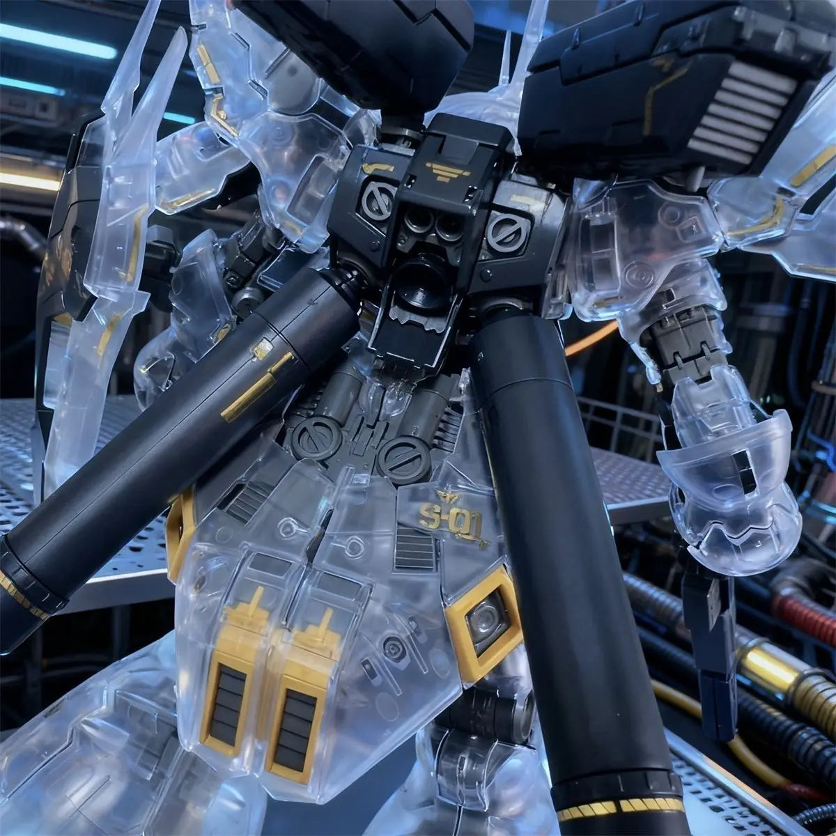 【New product】SIHAI MODEL RG 1:144 Color Transparent Version SAZABI Assembly Model High Quality Collectible Action Figure Model