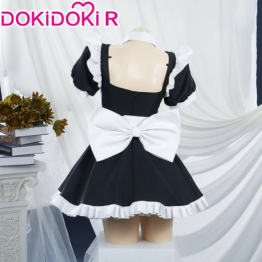 Gotou Hitori Cosplay Anime Bocchi the Rock! 【S-2XL】DokiDoki Cute Maid Uniform Dress Gotou Hitori Women Cosplay Costume Plus Size
