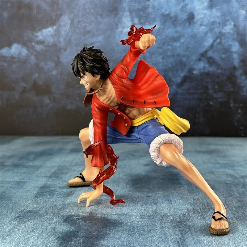 18cm One Piece Monkey D. Luffy Luffy Figures Battle Style Action Figures Anime Collection PVC Model Doll Toys Kid Birthday Gifts