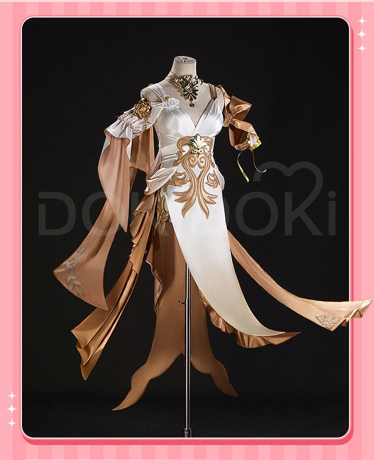 IN STOCK Aglaea Cosplay Costume Game Honkai: Star Rail【XS-3XL】DokiDoki-N HSR Women Halloween Dress Amphoreus Aglaea Plus Size