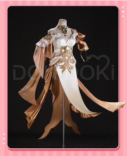 IN STOCK Aglaea Cosplay Costume Game Honkai: Star Rail【XS-3XL】DokiDoki-N HSR Women Halloween Dress Amphoreus Aglaea Plus Size