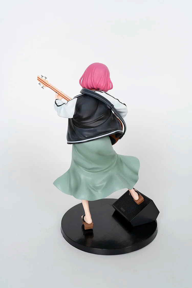 In Stock Kikuri Hiroi Anime Figure BOCCHI THE ROCK! Bassist Kikuri Hiroi Figure 3 Faces PVC Statue Collection Model OrnamentGift