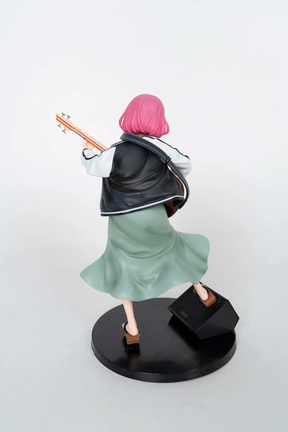 In Stock Kikuri Hiroi Anime Figure BOCCHI THE ROCK! Bassist Kikuri Hiroi Figure 3 Faces PVC Statue Collection Model OrnamentGift