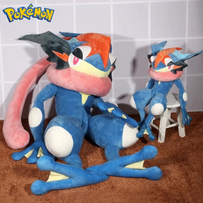 150CM Greninja Pokemon Plushies Big Size Cartoon Anime Peluche Kawaii Stuffed Ornament Comfortable Soft Doll Children Toy Gift