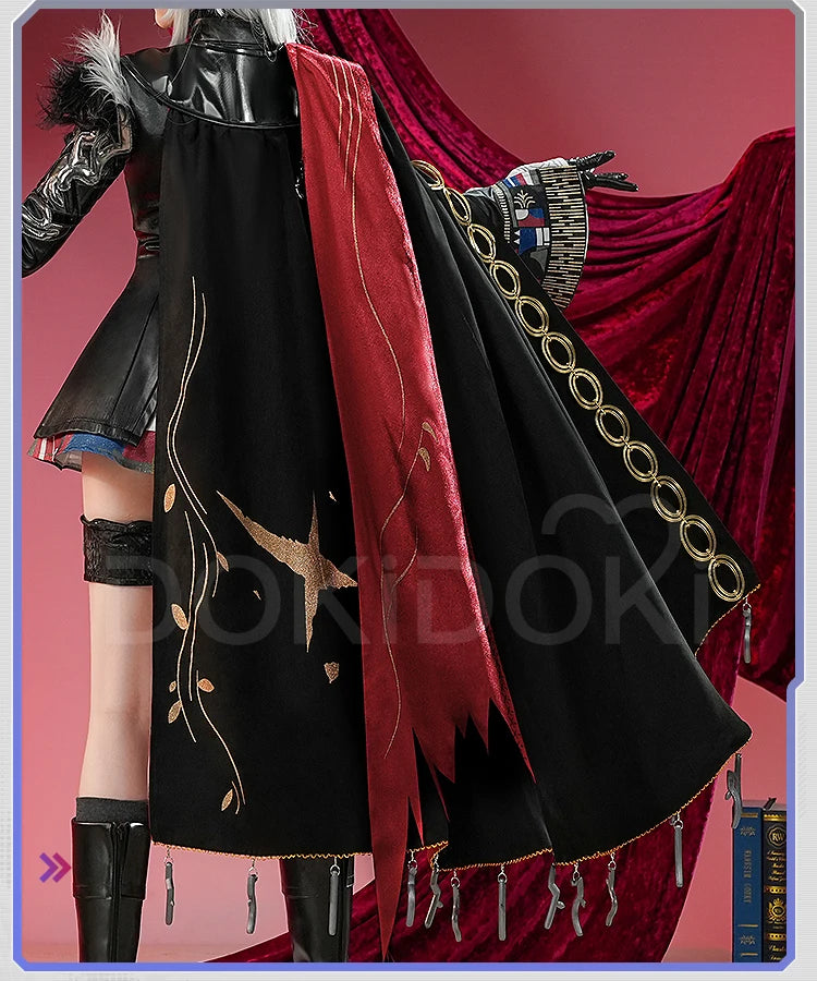 Lappland Saluzzo Cosplay Costume Game Arknights DokiDoki-SR Lappland Cosplay Wig Ears Women Halloween Costume Wig