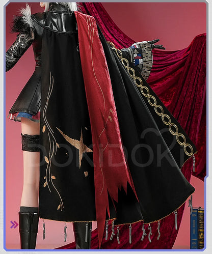 Lappland Saluzzo Cosplay Costume Game Arknights DokiDoki-SR Lappland Cosplay Wig Ears Women Halloween Costume Wig