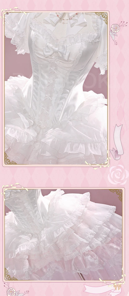 Kanamee Madokaa Homuraa Akemii Cosplay Anime DokiDoki-R Women Gothic Dress Ultimate Madokaa Halloween