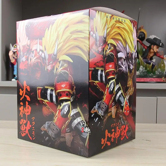 Hot 26cm/10.24in Anime Digimon Adventure Figure Agnimon Action Figures Pvc Statue Desktop Ornamen Collection Model Toys Gifts