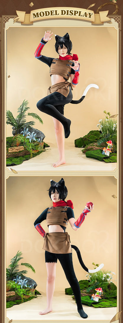 IN STOCK Izutsumi Cosplay Costume Anime Delicious in Dungeon【S-3XL】DokiDoki-R Women Costume Izutsumi Ears Plus Size