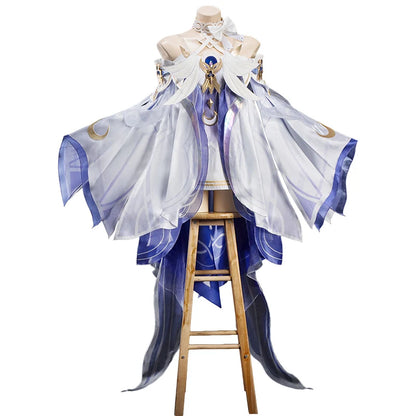 PRE SALE UWOWO Columbina Cosplay Game Genshin Impact Columbina 'Damselette' Snezhnaya Cosplay Costume Halloween Costume