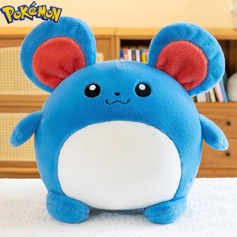 35/45/55CM Big Size Pokemon Marill Plushies Cartoon Anime Plush Pillow Soft Doll Kawaii Stuffed Plushie Ornament Children's Gift