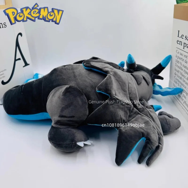 50cm Big Size Pokemon Black Charizard Sleeping Anime Plush Stuffed Doll Room Decoration Plushies Pillow Ornaments Children Gift