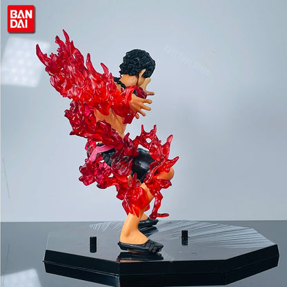 New One Piece Anime Figure Fire Fist Luffy Ace Sanji Battle Model Dolls PVC sabo Action Figurine Zoro Ghost Three-Knife Toys