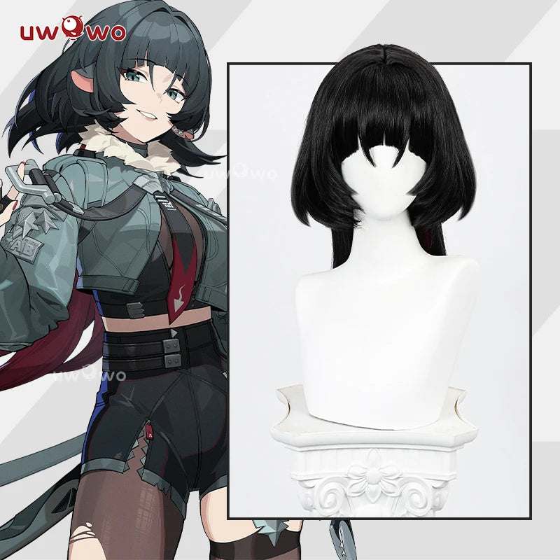UWOWO Jane Doe Wig Game Zenless Zone Zero Cosplay/ZZZ Cosplay Jane Doe Cosplay Wig