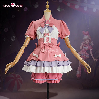 UWOWO Collab series: Game Identity Crossover II Cheerleader Cosplay Costume Pink Costume