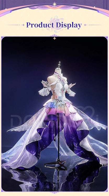 Cyrene Cosplay Costume Game Honkai: Star Rail【S-2XL】DokiDoki-SR HSR Cyrene Women Dress Veil SP Version Cosplay Plus Size