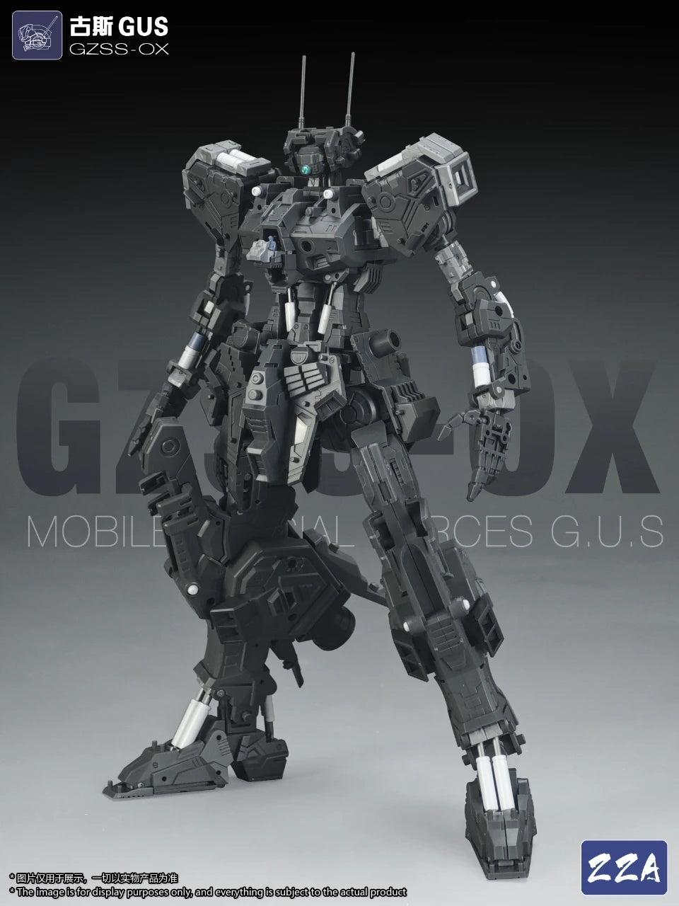 1/100 ZZZA GUS GZSS-OX Series Action Figure Mecha Warrior High Detail Detachable Assembly Model Collectible Toy Christmas Gifts
