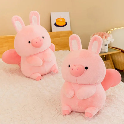New 55cm Soft Kawaii Love Pink Pig Plush Pillow Stuffed Super Cute Round Pig High Quality Doll Gift for Childre Birthday Gift