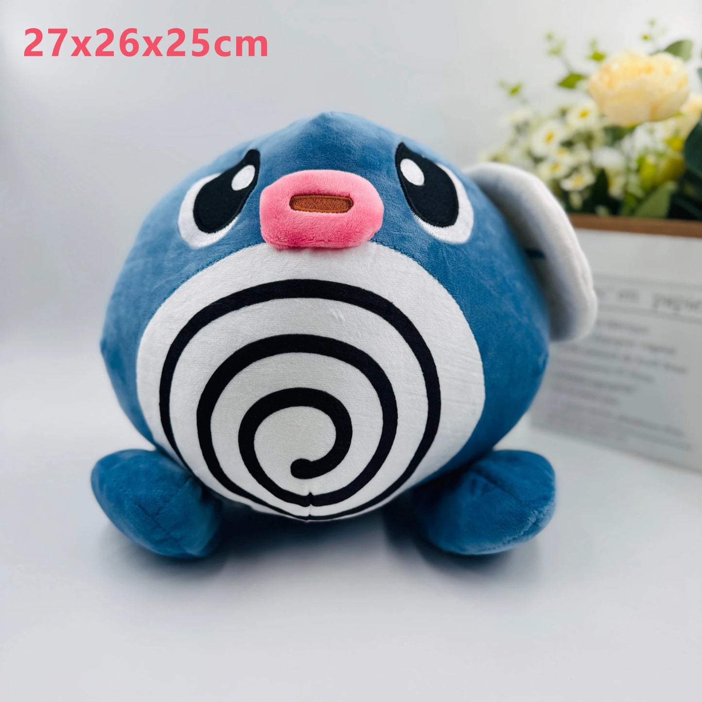 15/25cm Cartoon Poliwag Pokemon Plush Toys Poliwhirl Pokémon Plushie Ornament Kawaii Doll Stuffed Gift for Kid Birthday Xmas