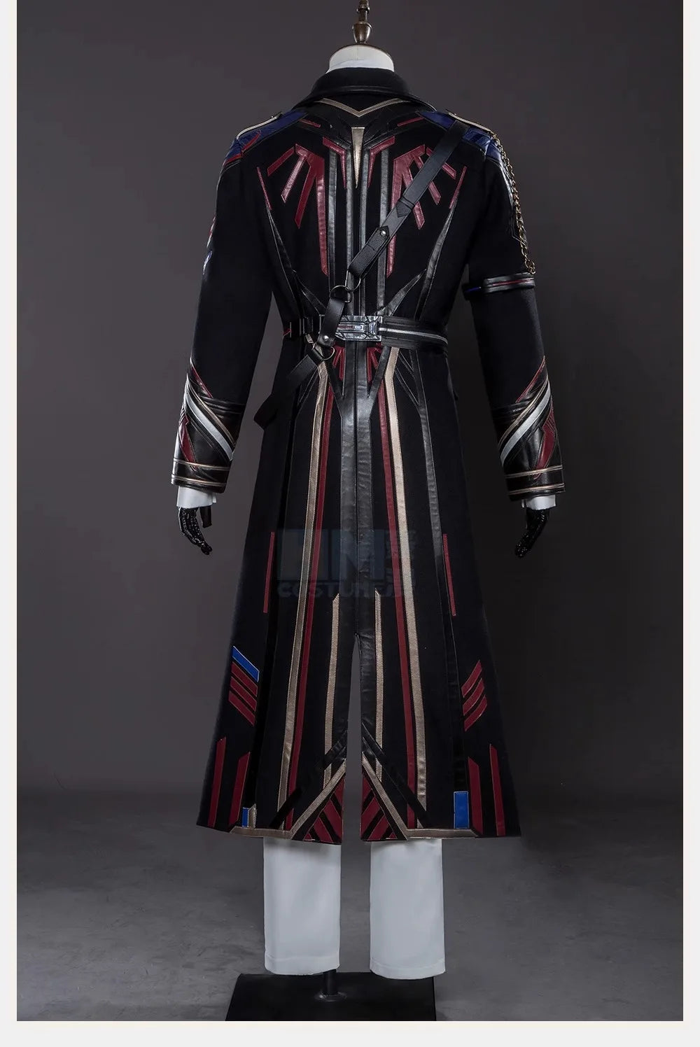 iCoser Love and Deepspace Caleb Cosplay Costume Wig Farspace Colonel Uniform Trench Hat Halloween Party Women Men Carnival Props