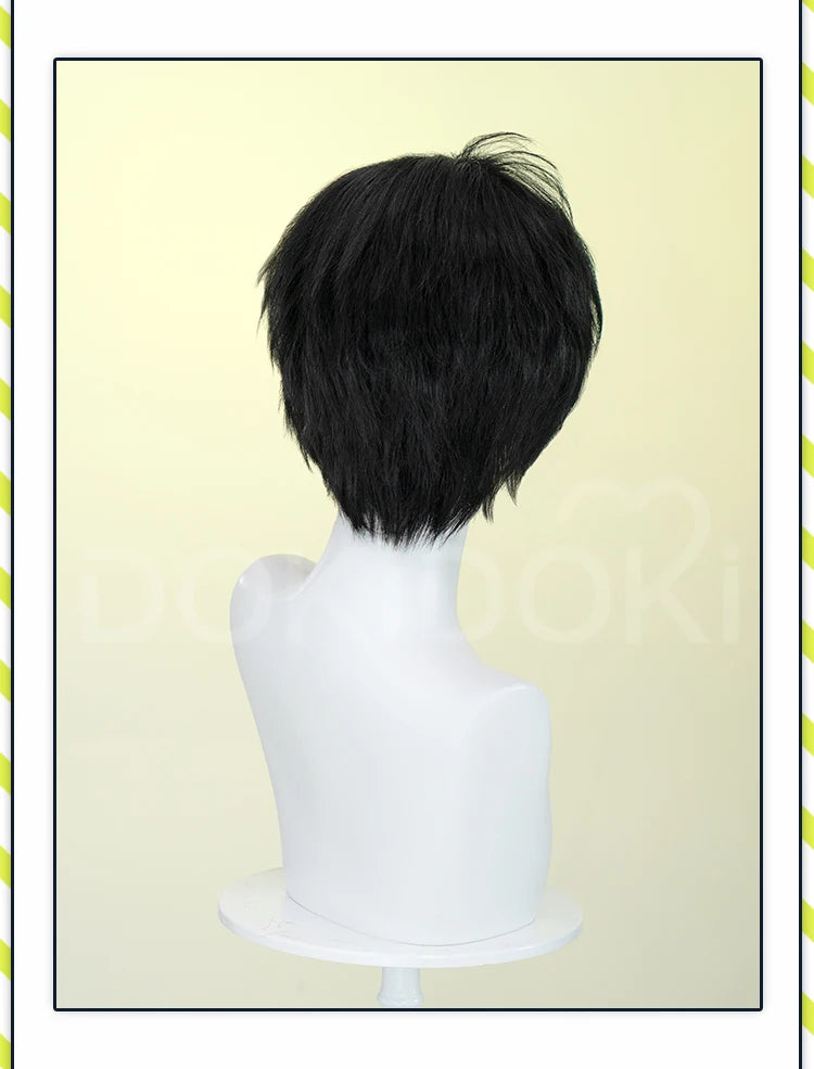 IN STOCK Asakura Shin Sakamotoo Taro Yoichi Nagumo Kei Uzuki Wig Anime Cosplay DokiDoki Men 35cm Short Hair Free Wig Cap