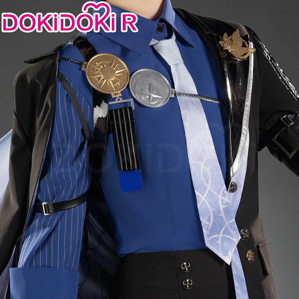 IN STOCK Hugo Cosplay Costume Game Zenless Zone Zero DokiDoki-R ZZZ Men Hugo Vlad Ravenlock Cosplay Hat Halloween