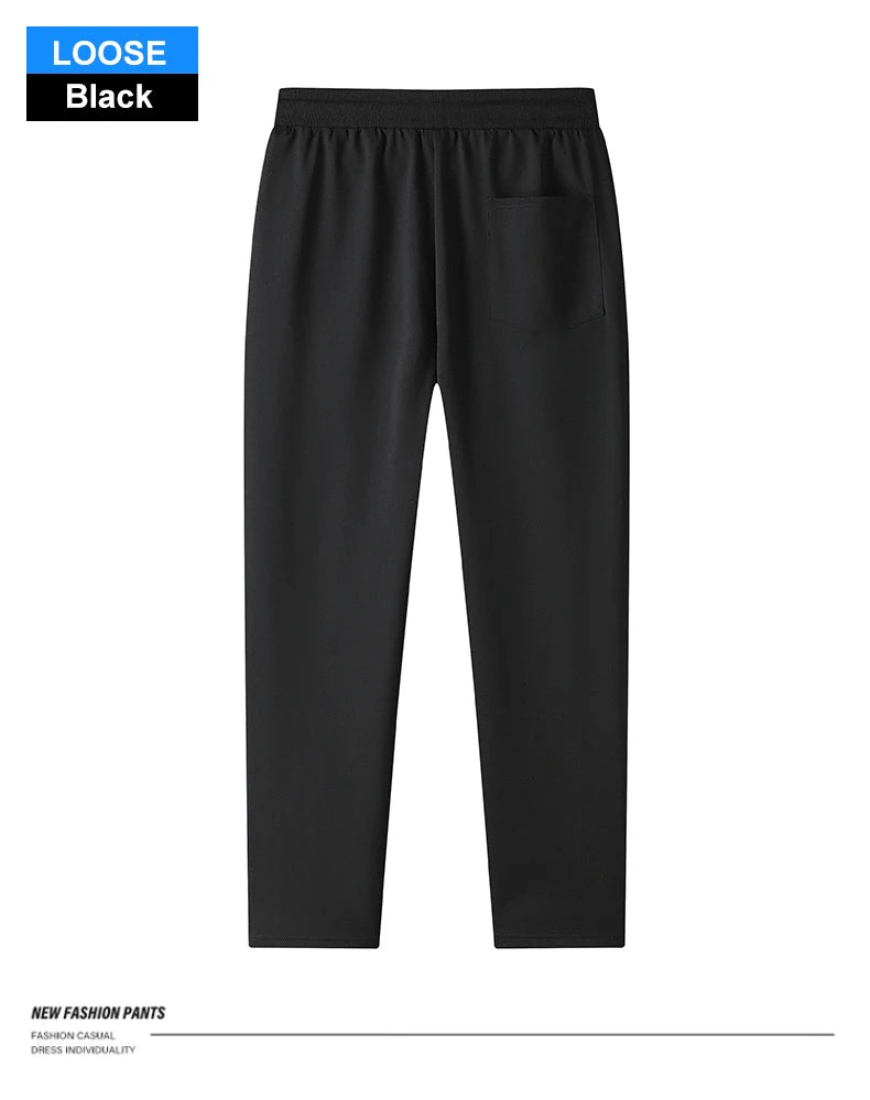 Chrlck Men’s Tight Sweatpants Straight Jogging Pants Casual Sport Running Trousers Spring Summer