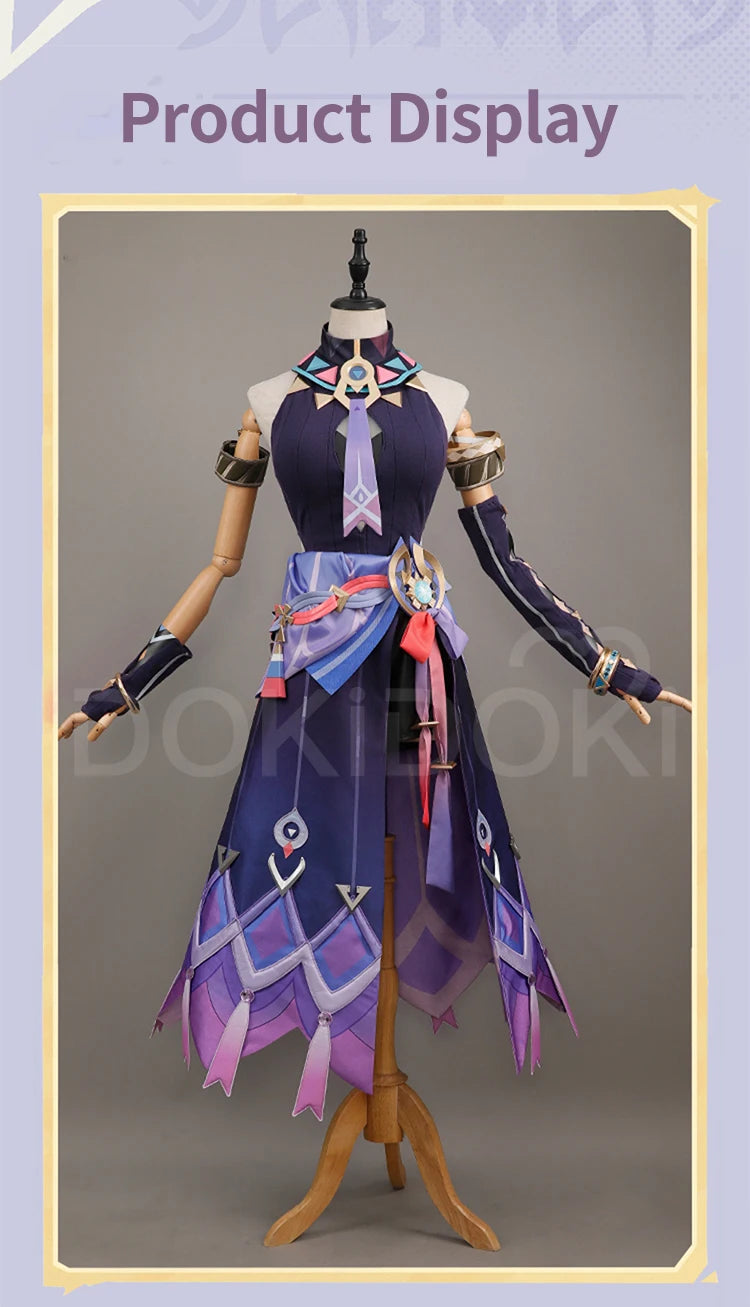 Citlali Cosplay Costume Game Genshin Impact DokiDoki-R Natlan Women Dress Citlali Headwear Cosplay Costume Halloween