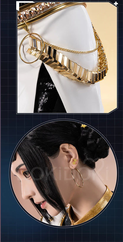 【Last Batch】IN STOCK Rumii Miraa Zoeyy Cosplay Costume【S-3XL】DokiDoki-SR Women Golden Costume Rumii Cosplay Suit Plus Size